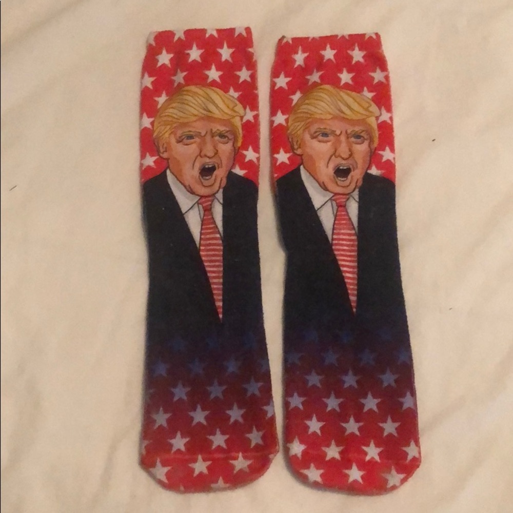 living royal Donald Trump socks